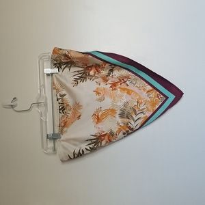 Silk bandana tube top